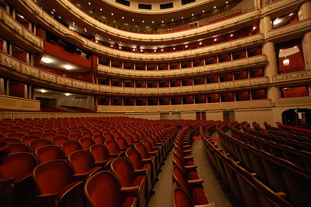 Interior de la Ópera de Viena